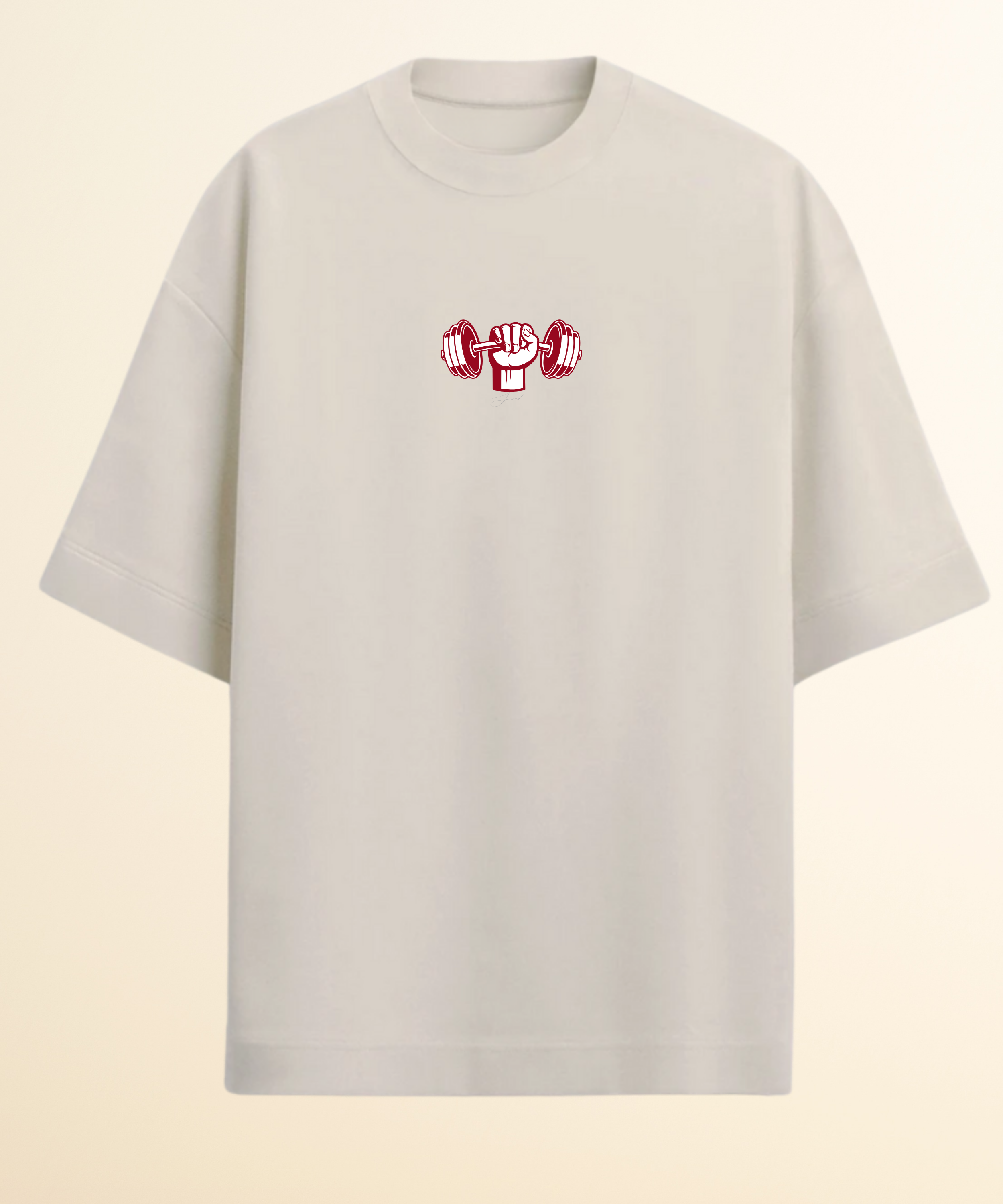 Camiseta Oversized Eu treino