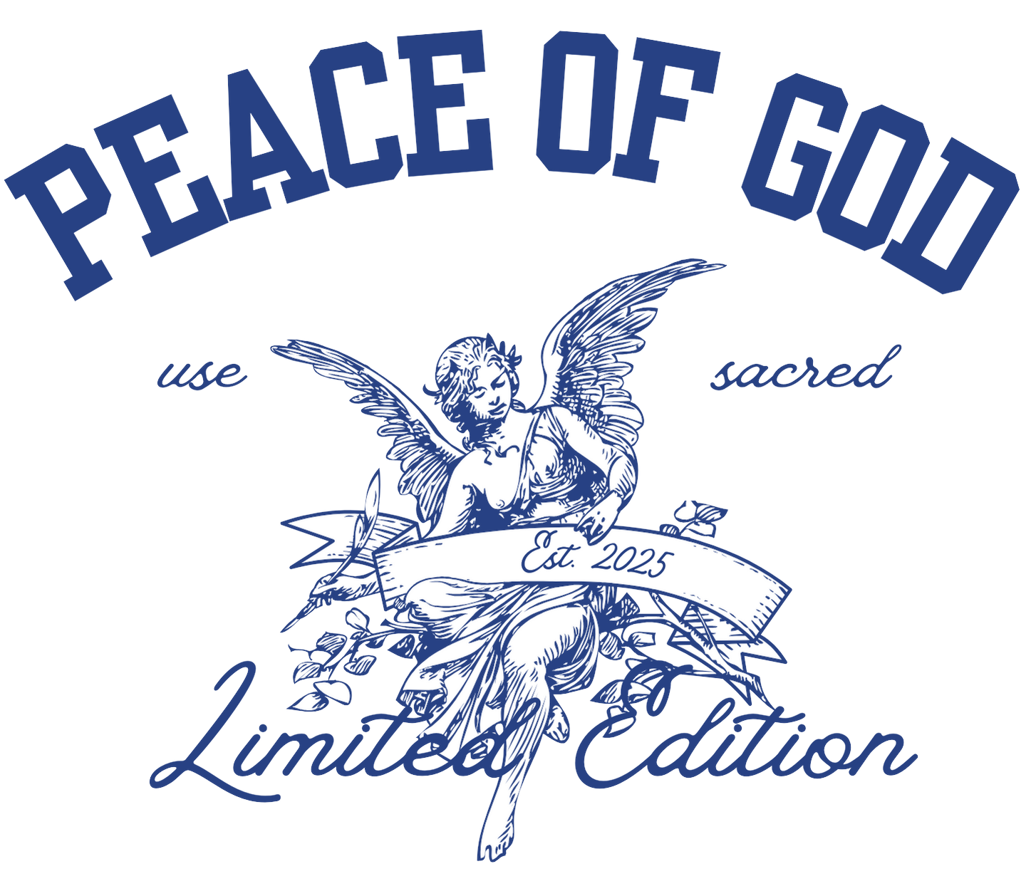 Camiseta Oversized Peace Of God Anjo