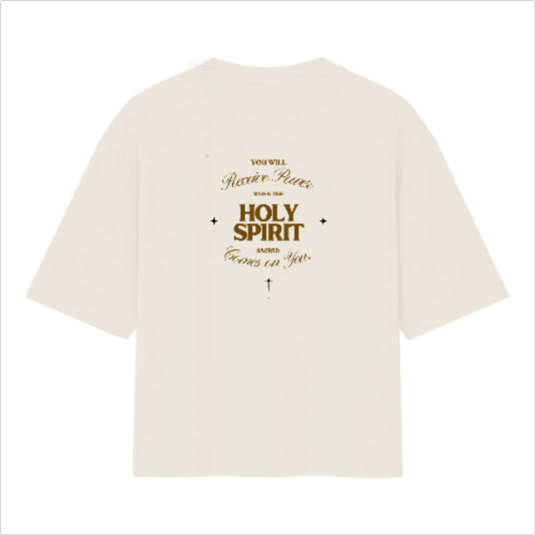 Camiseta Oversized Holy off white