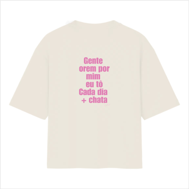 Camiseta Oversized Personalizável