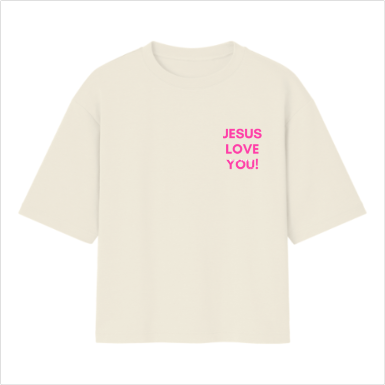 Camiseta Oversized Jesus Love