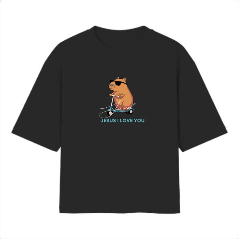 Camiseta Oversized Capivara