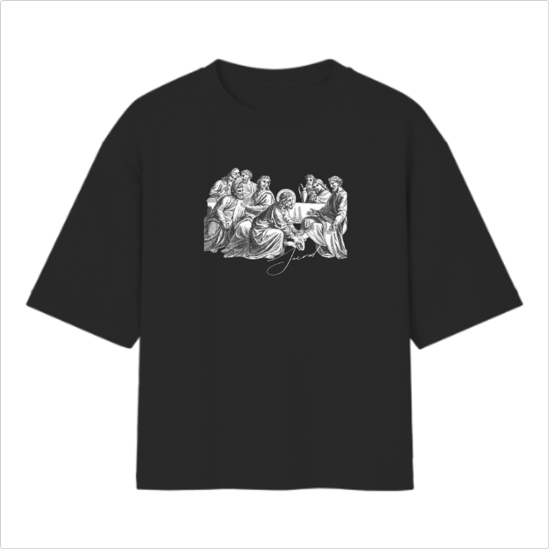 santa ceia oversized normal preta