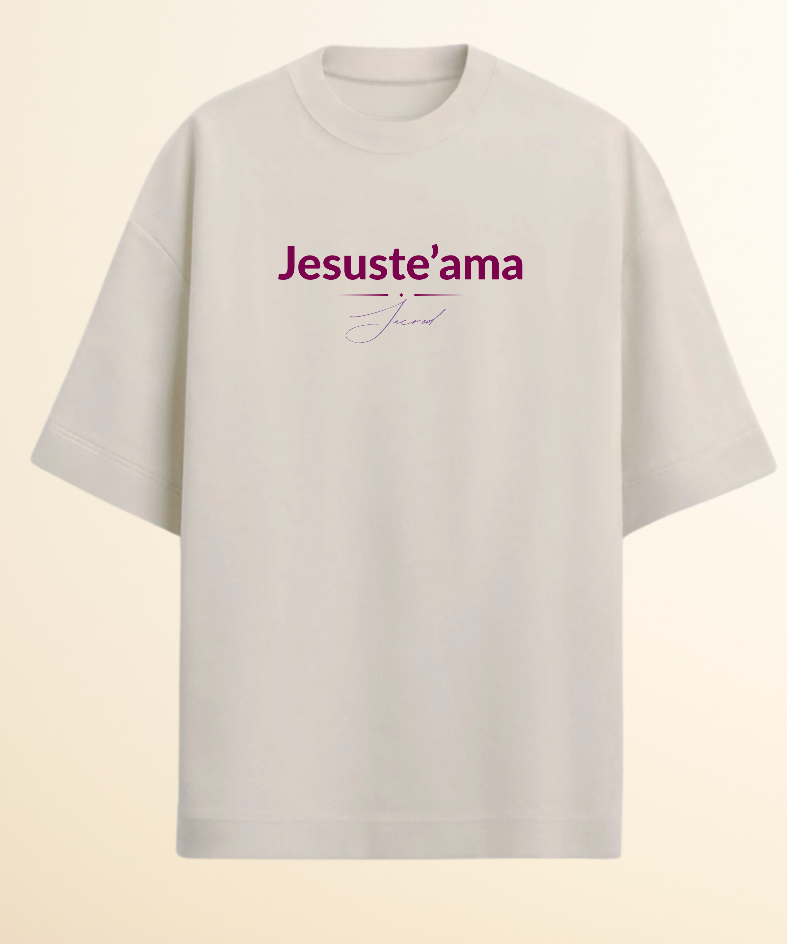 Camiseta Oversized Jesust'ama