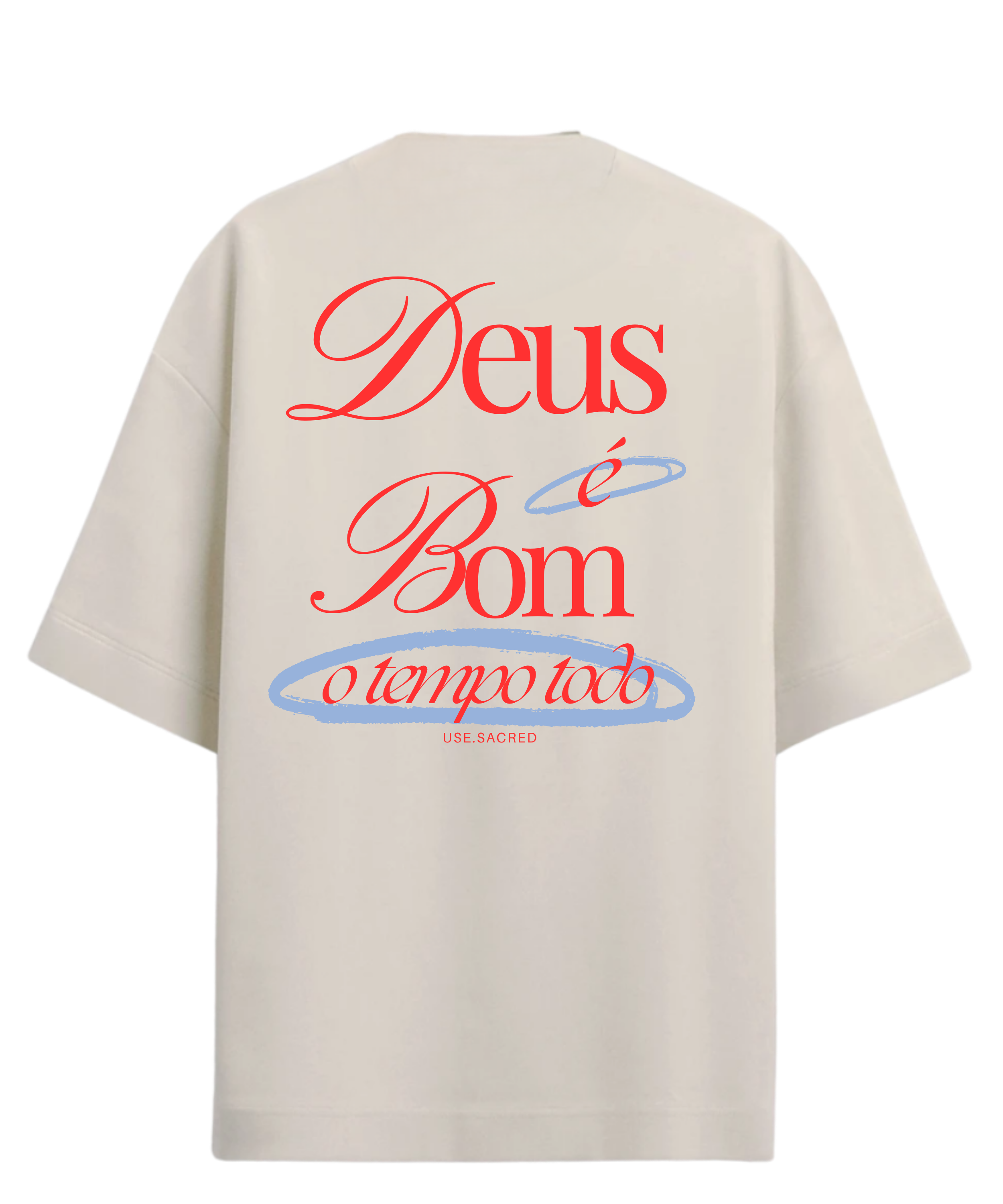 Camiseta Oversized Deus é bom