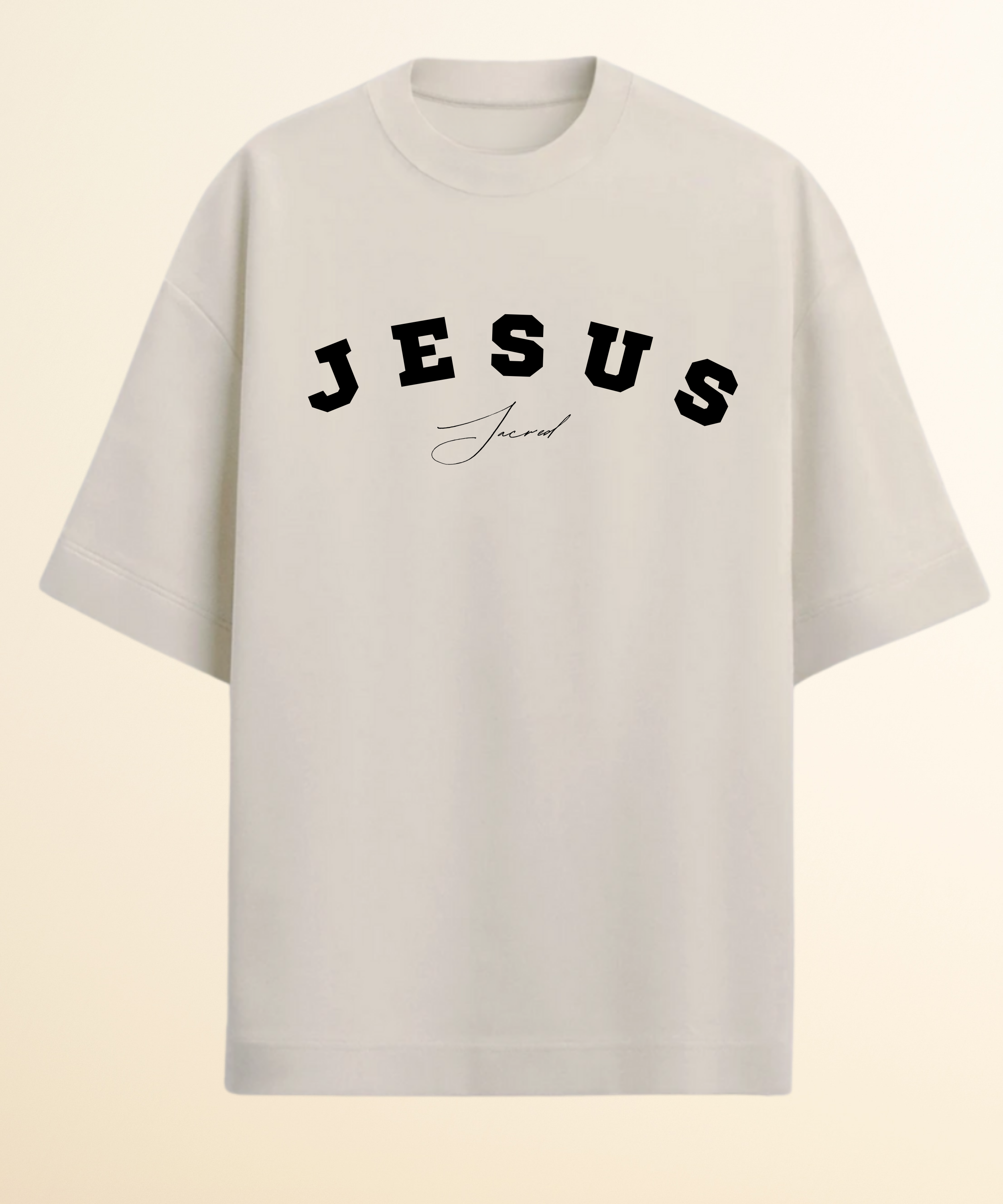 Camiseta Oversized Jesus Basic