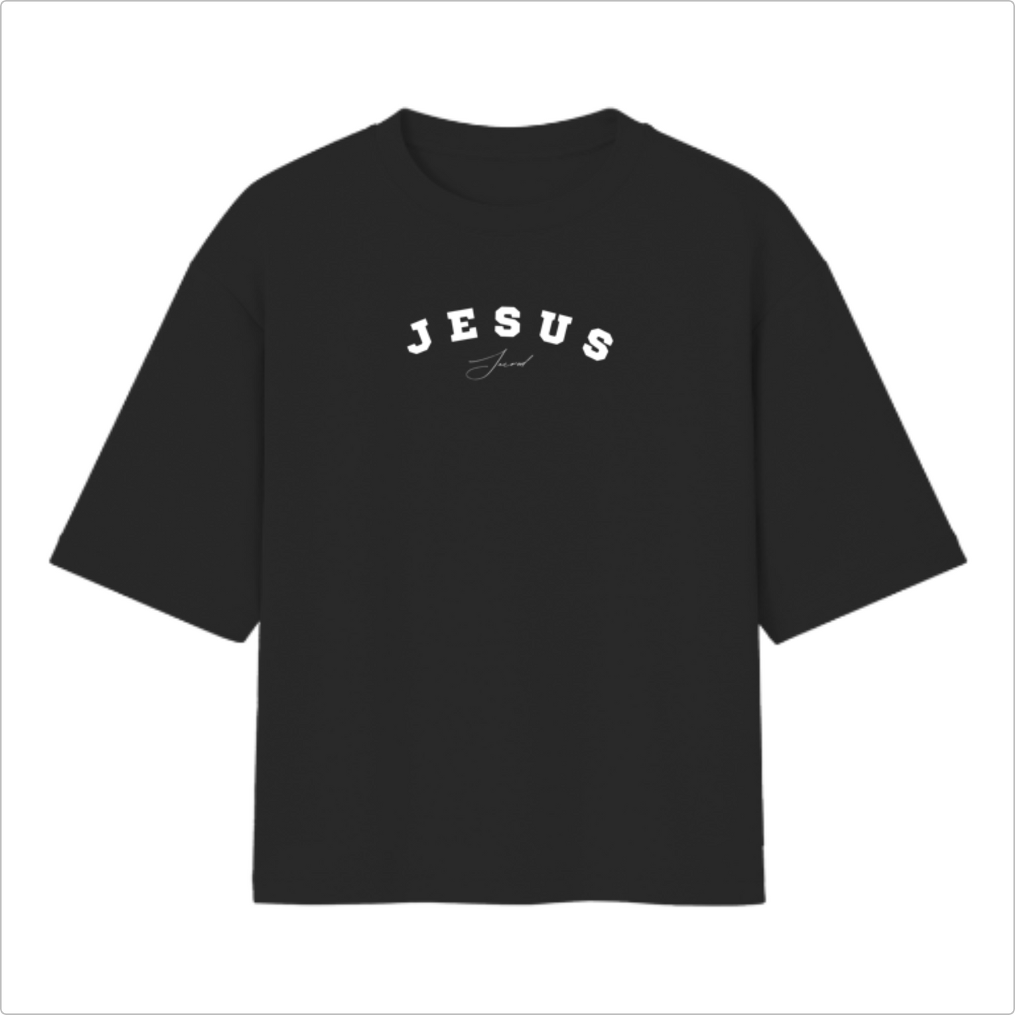 Camiseta Oversized Jesus Basic