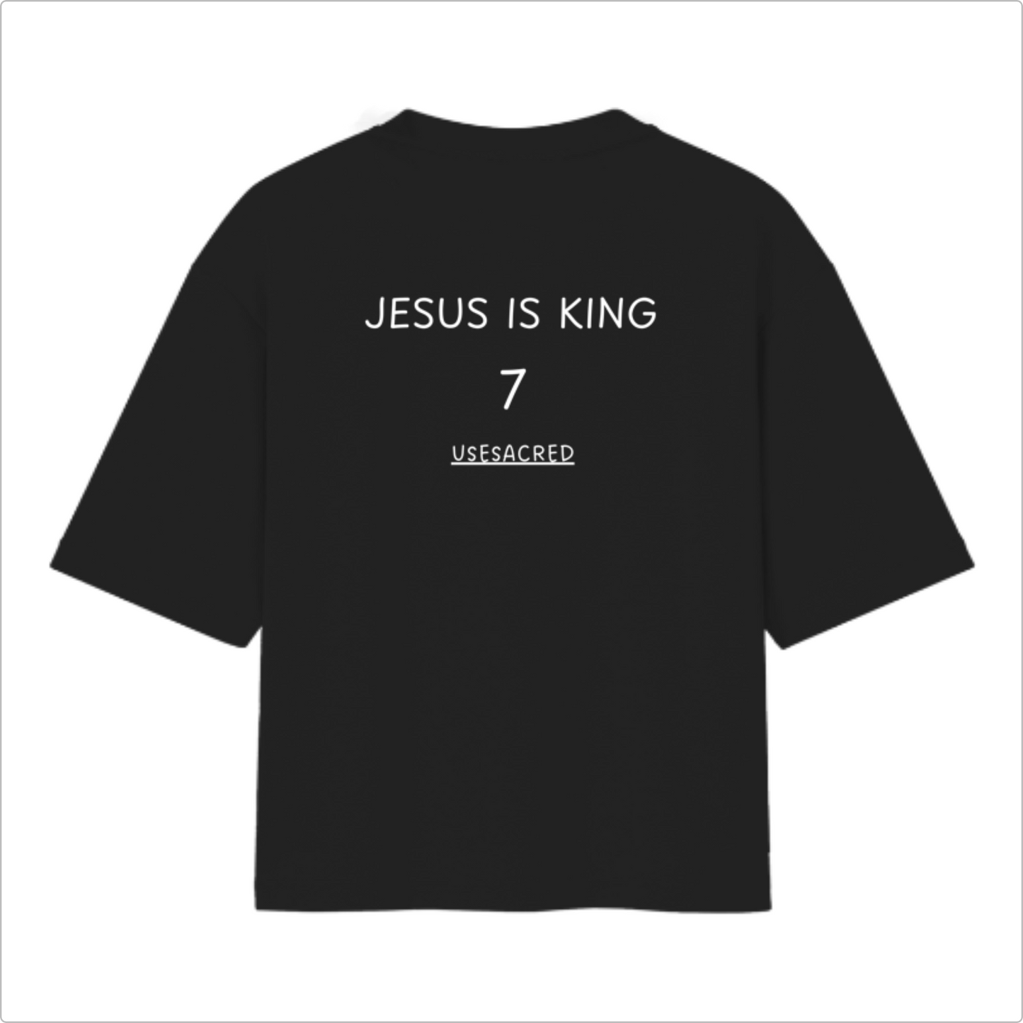 Camiseta Oversized Is king 7