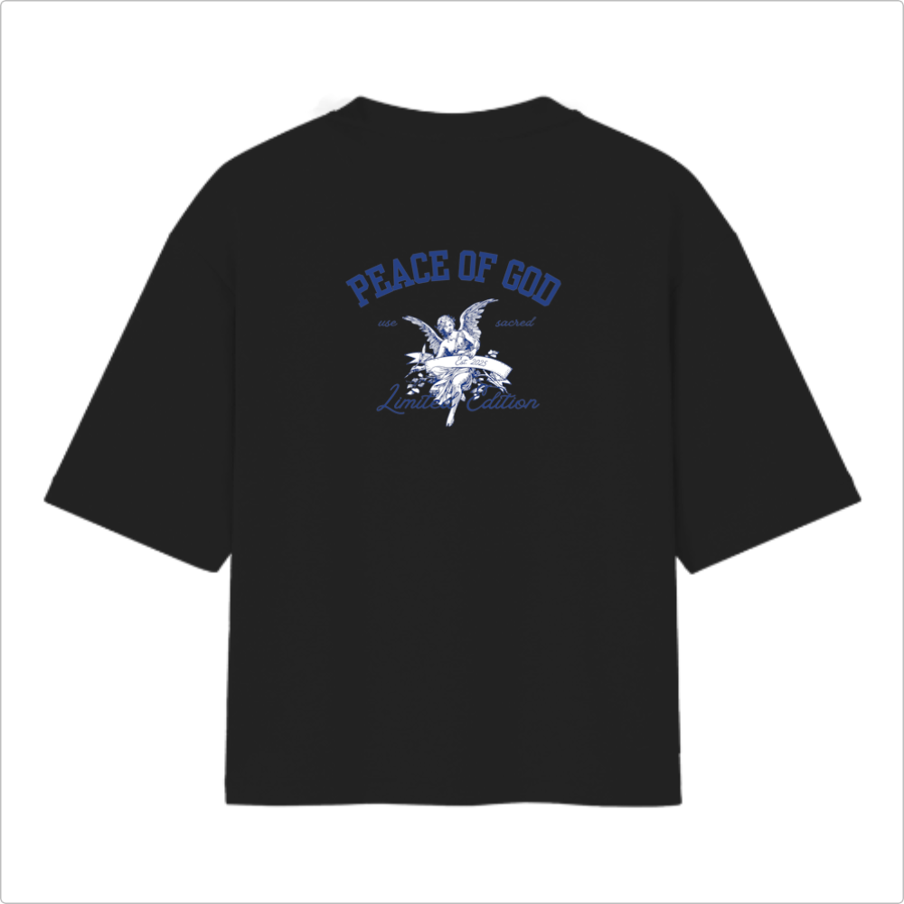 Camiseta Oversized Peace Of God Anjo