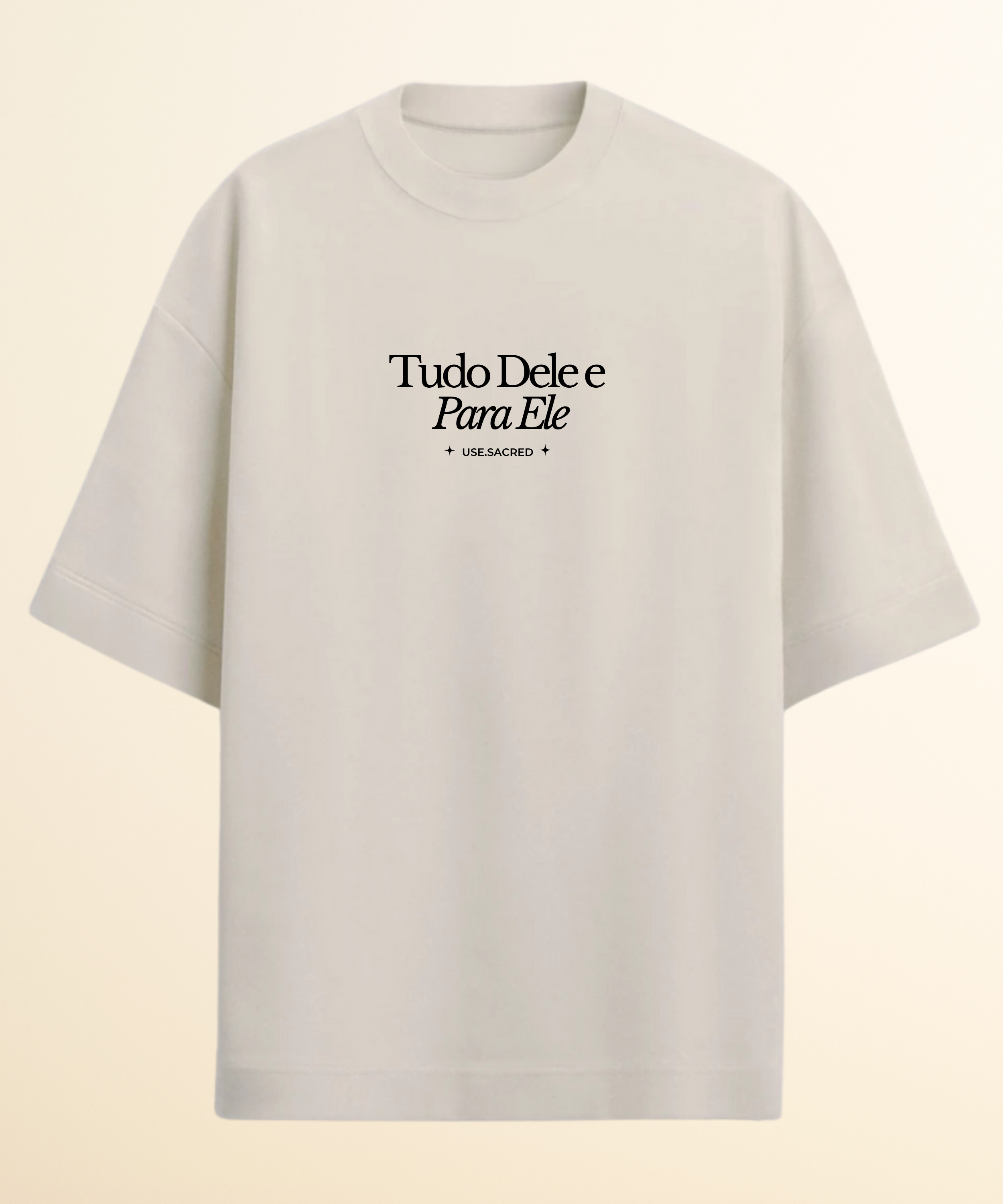 Camiseta Oversized Para Ele
