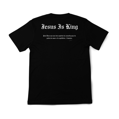 Camiseta Oversized Jesus Is King Premium