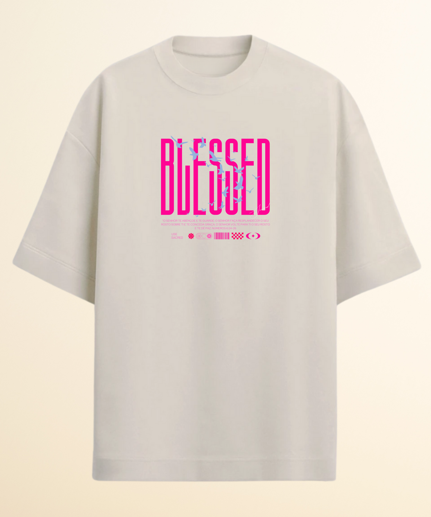 Camiseta Oversized Blessed