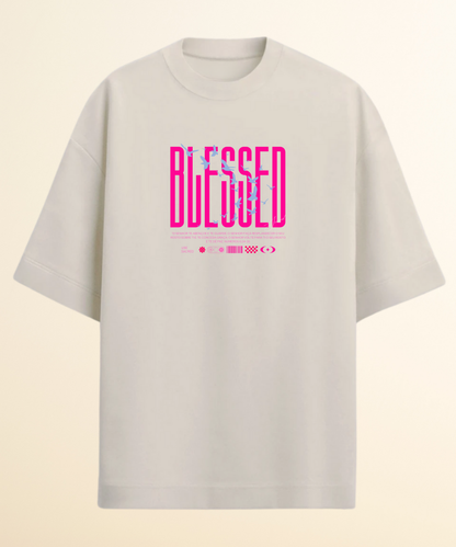 Camiseta Oversized Blessed