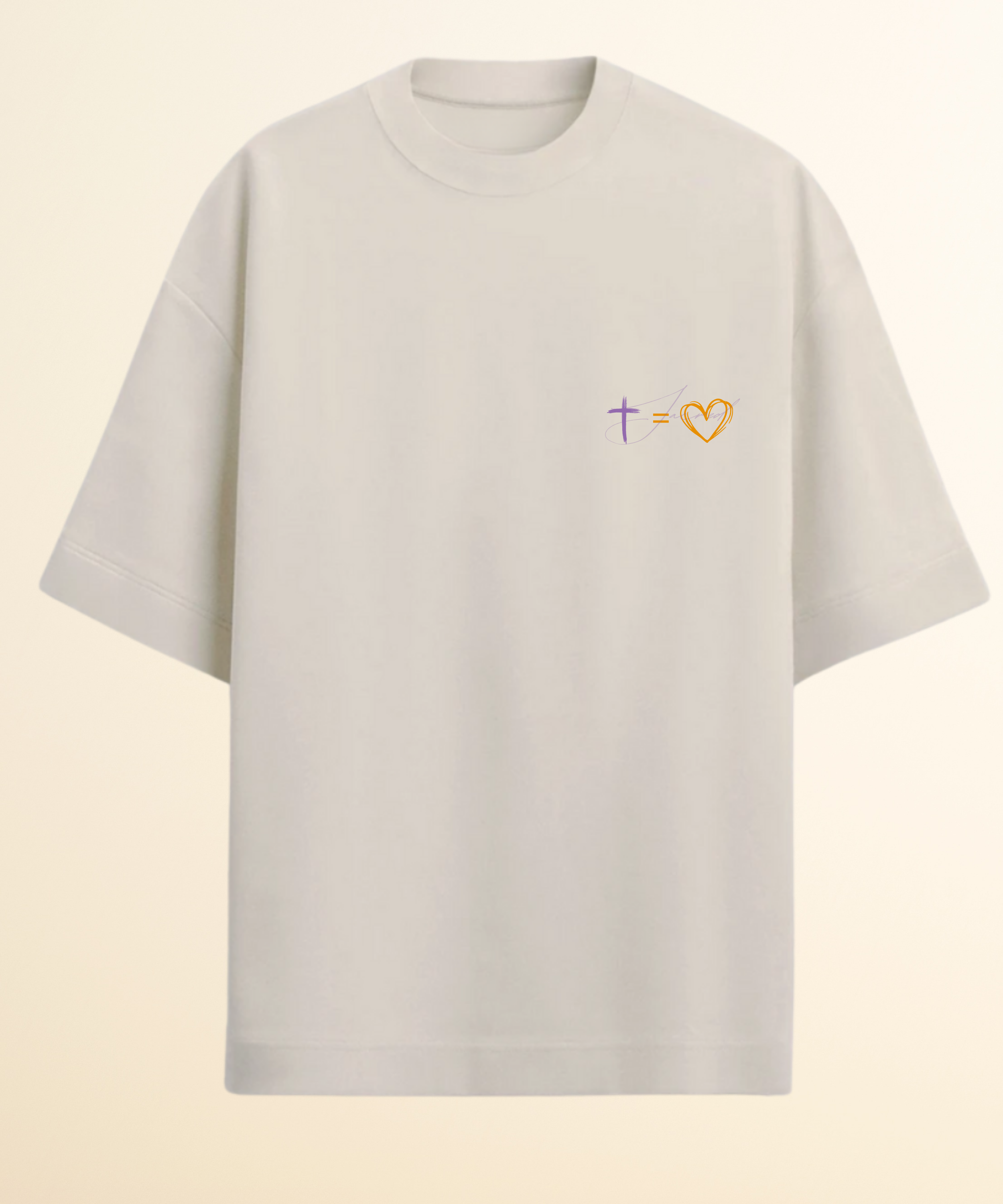 Camiseta Oversized É justo que muito custe o que muito vale