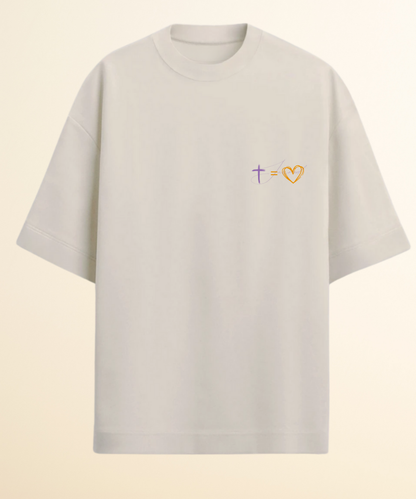 Camiseta Oversized É justo que muito custe o que muito vale