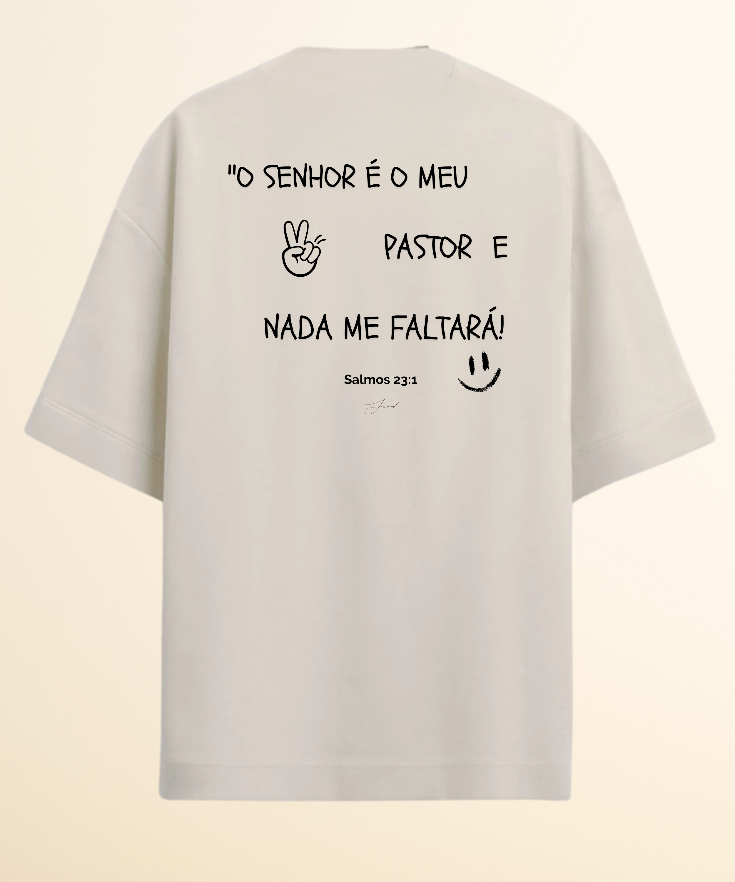 Camiseta Oversized Salmo 23:1