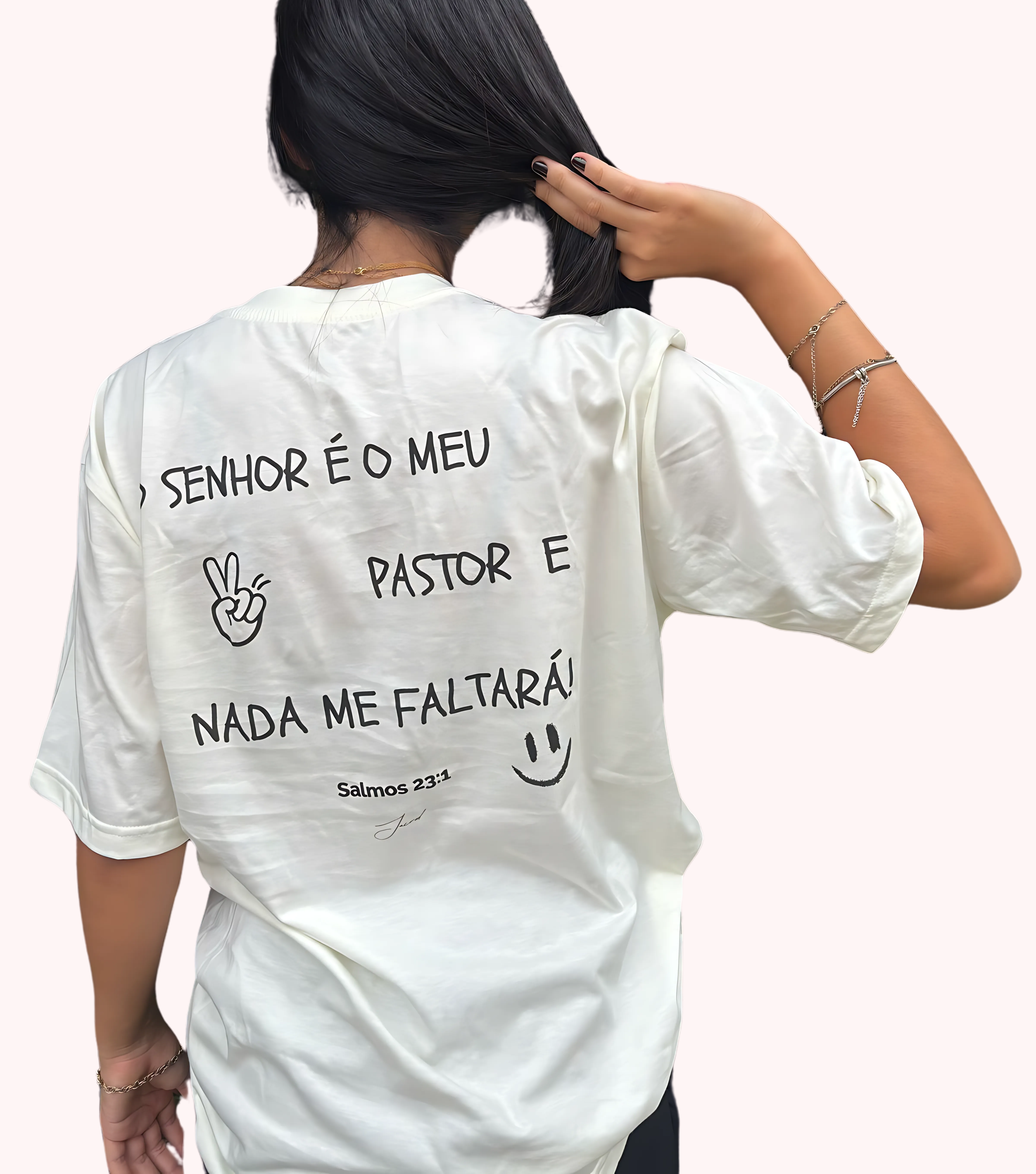 Camiseta Oversized Salmo 23:1