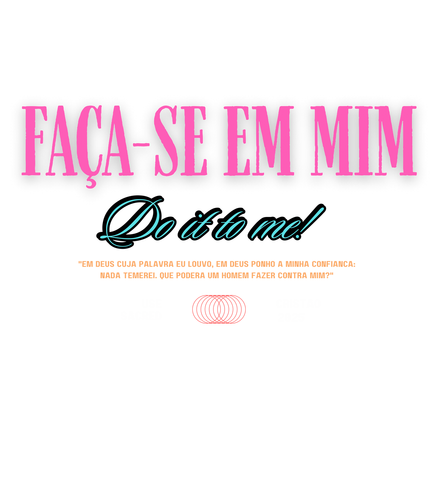 Camiseta Oversized Faça em Mim