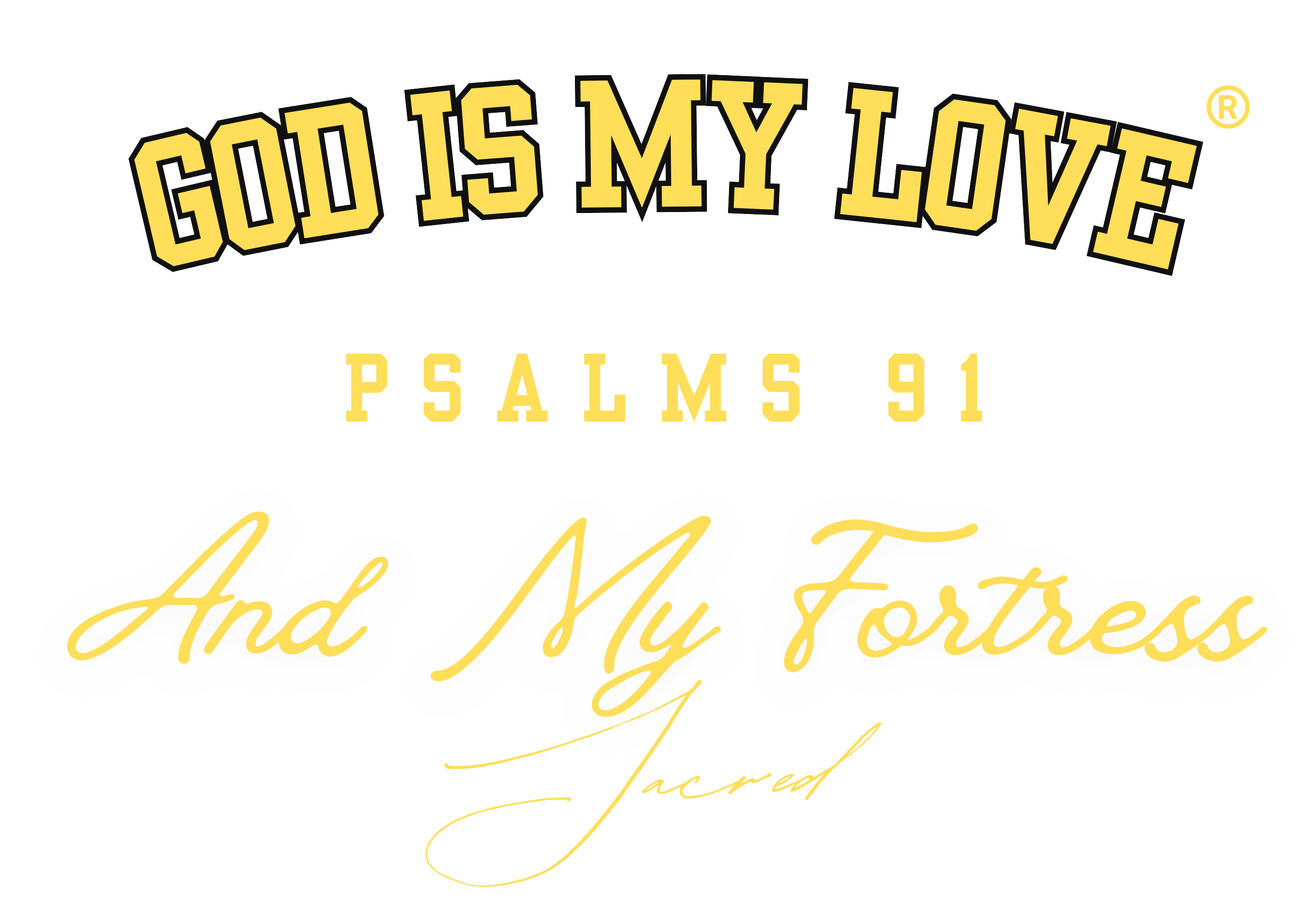 Camiseta Oversized psalms 91