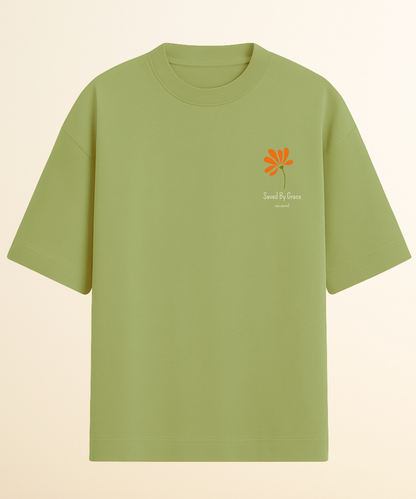 Camiseta Oversized Cristã Feminina  – Algodão Premium
