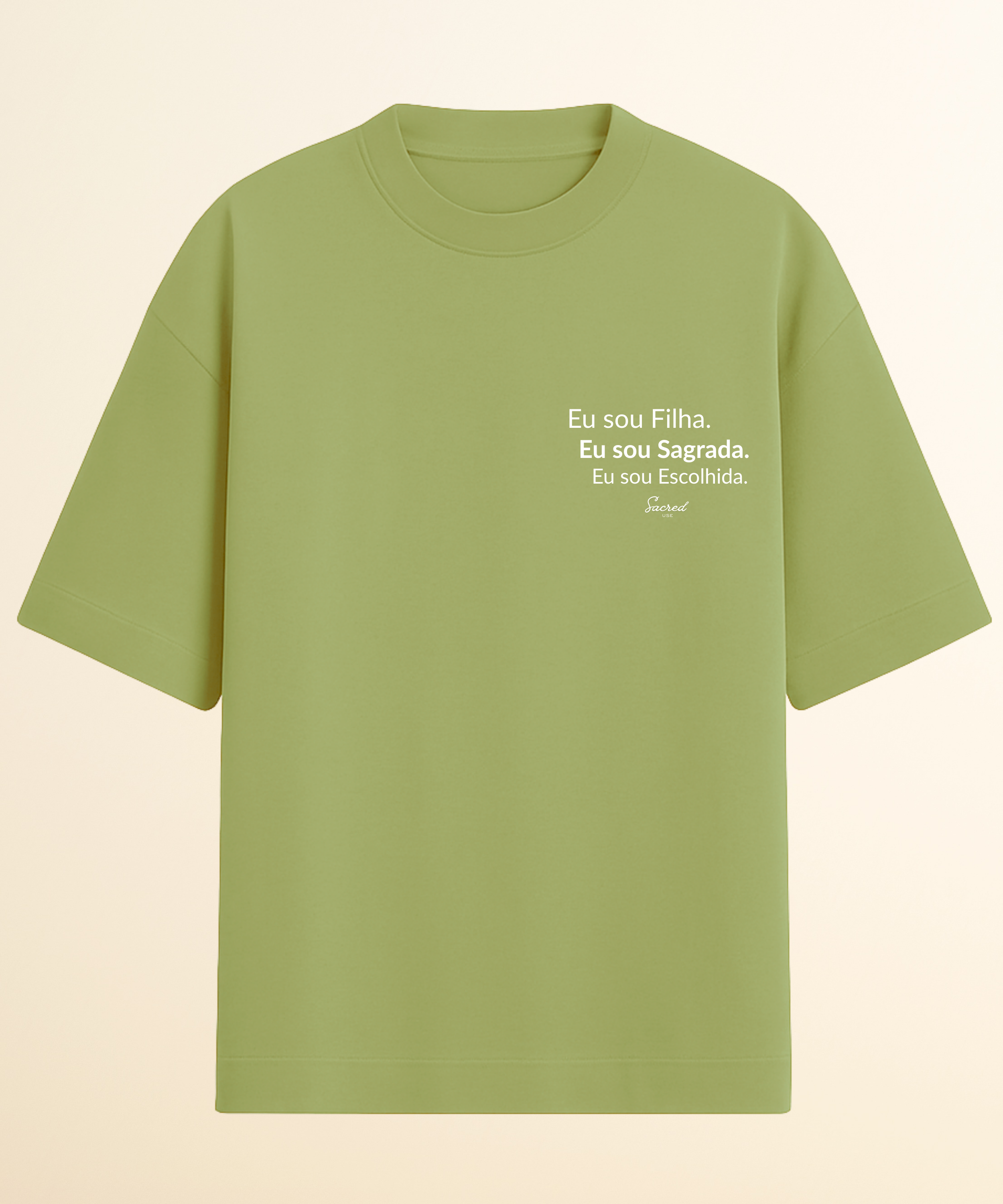 Camiseta Oversized Cristã Feminina – Algodão Premium