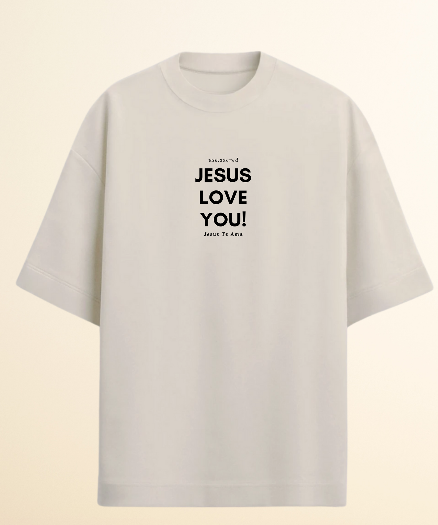 Camiseta Oversized Jesus Love You