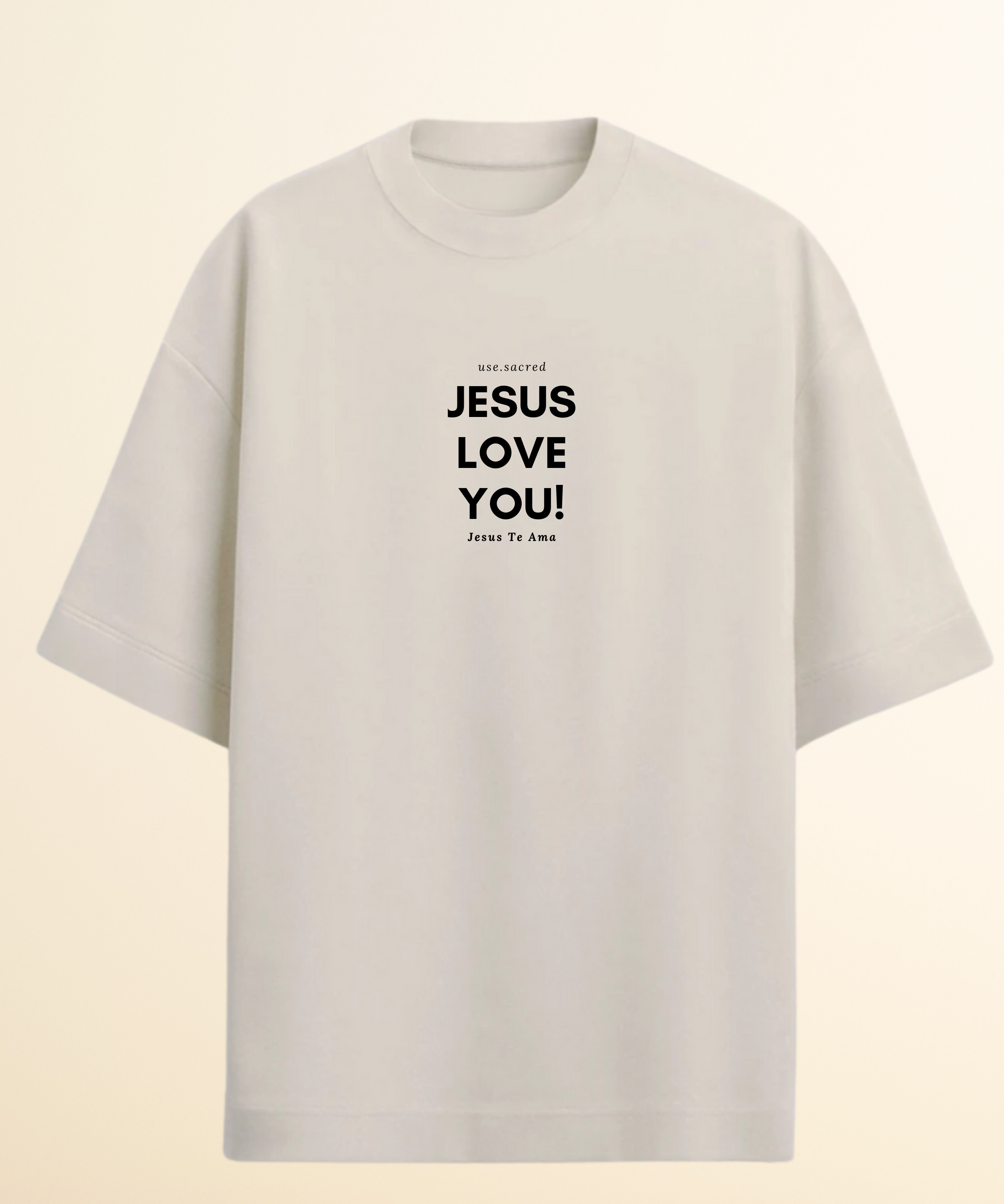 Camiseta Oversized Jesus Love You