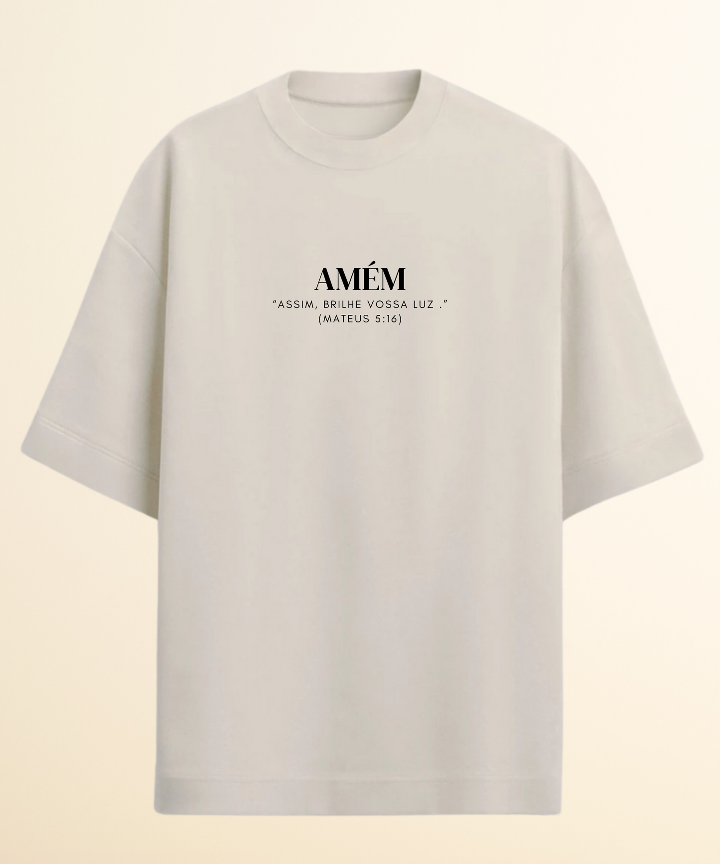 Camiseta Oversized Feminina – Algodão Premium