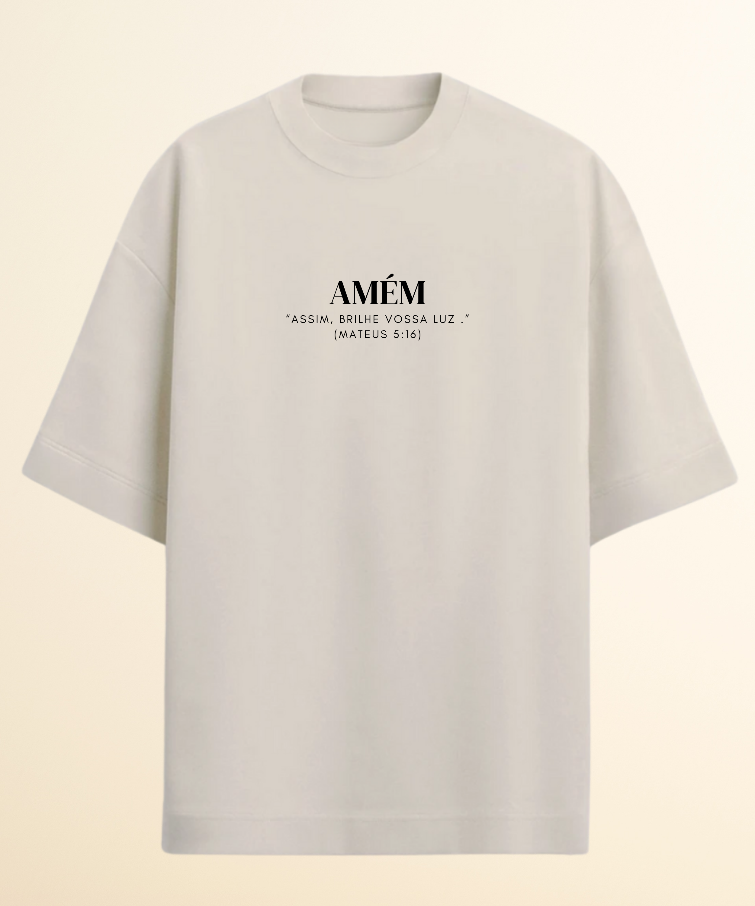 Camiseta Oversized Feminina – Algodão Premium