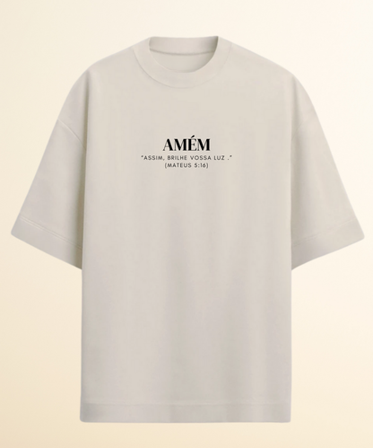 Camiseta Oversized Feminina – Algodão Premium