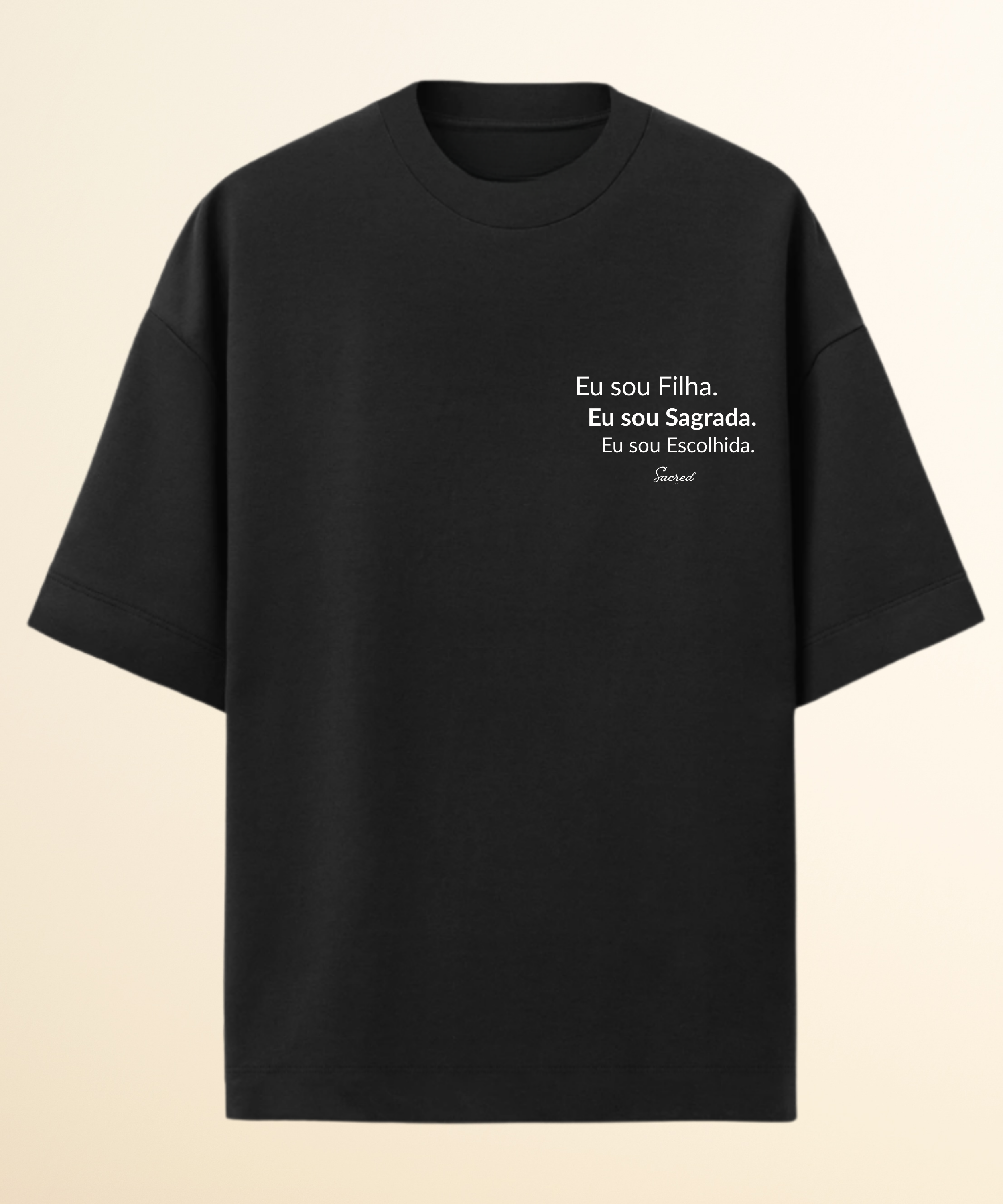 Camiseta Oversized Cristã Feminina – Algodão Premium