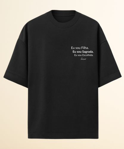 Camiseta Oversized Cristã Feminina – Algodão Premium
