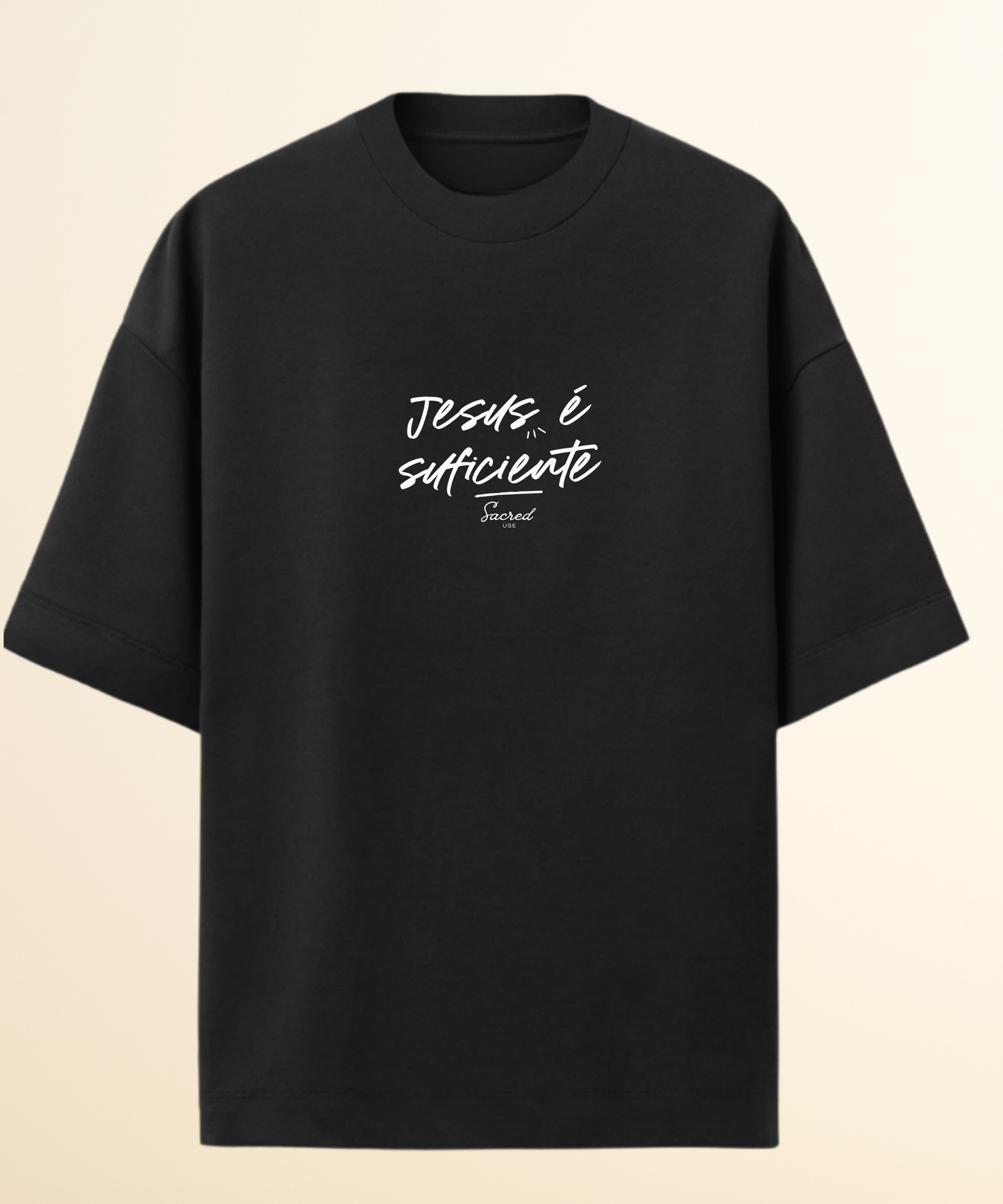 Camiseta Oversized Cristã Feminina – Algodão Premium