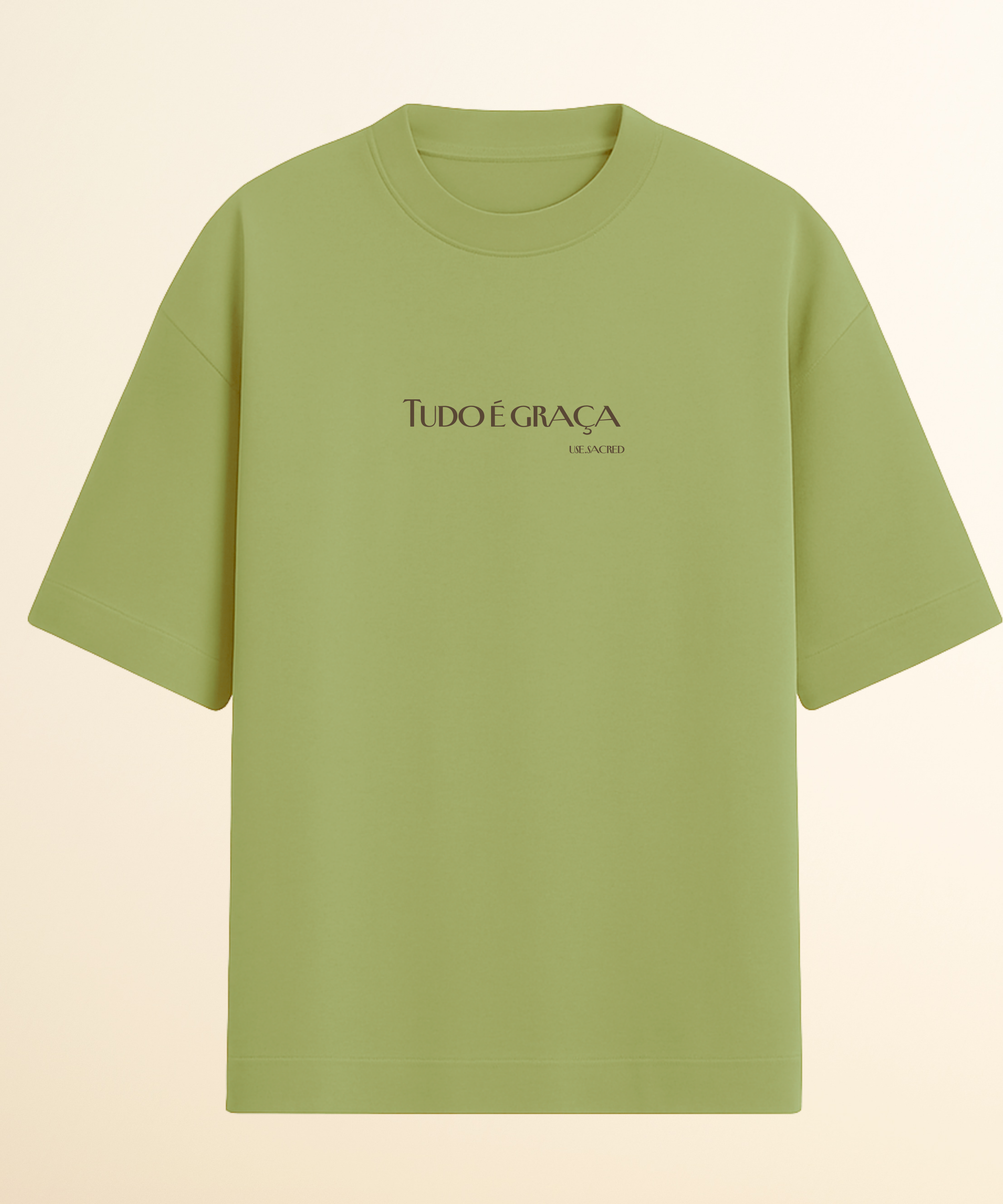 Camiseta Oversized Tudo é graça