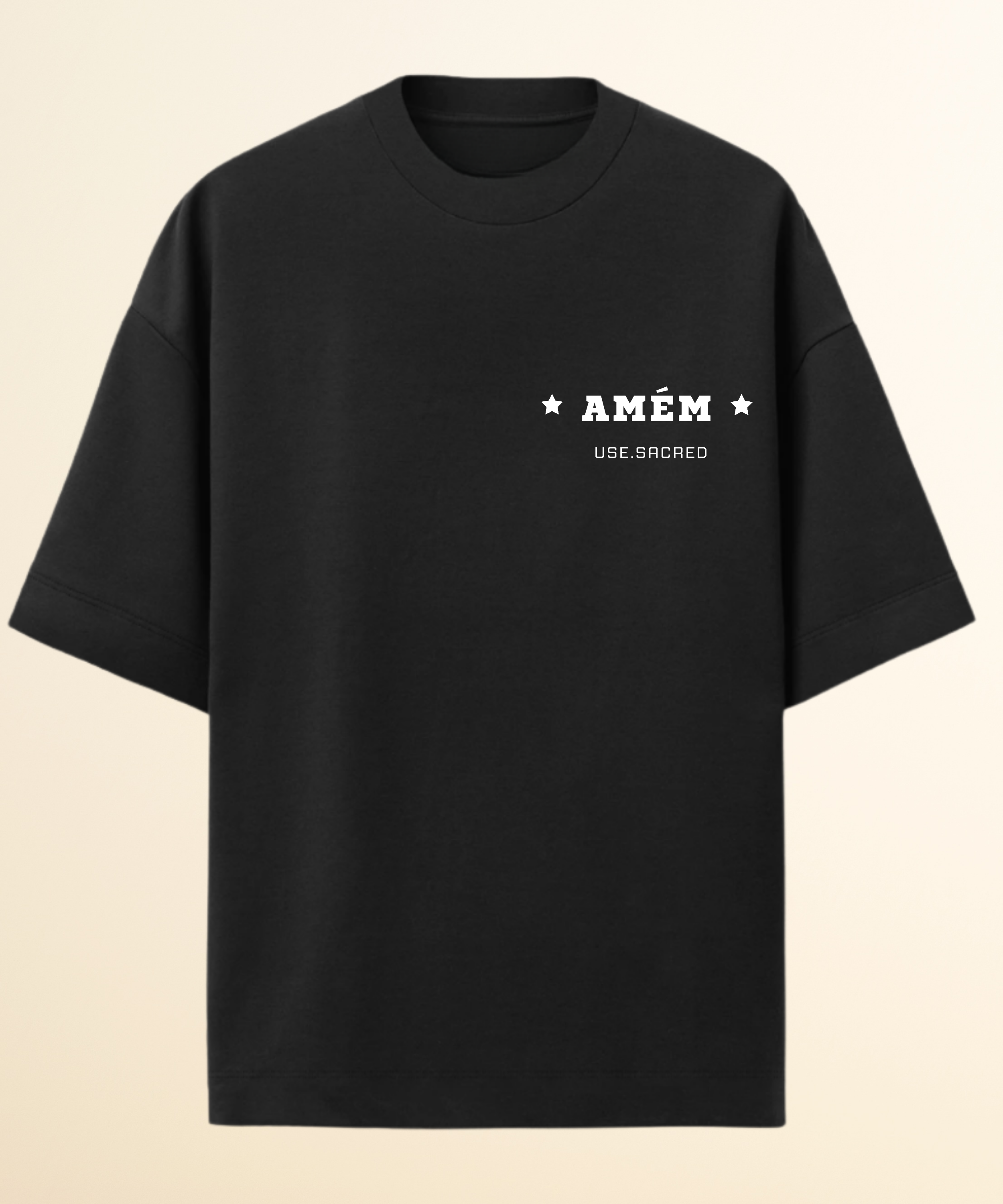 Camiseta Oversized Basic Amém