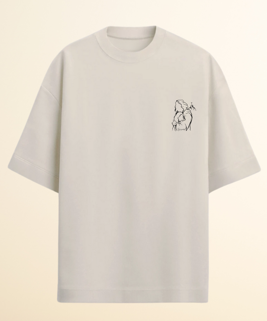 Camiseta Oversized Cristã Feminina Colo – Algodão Premium