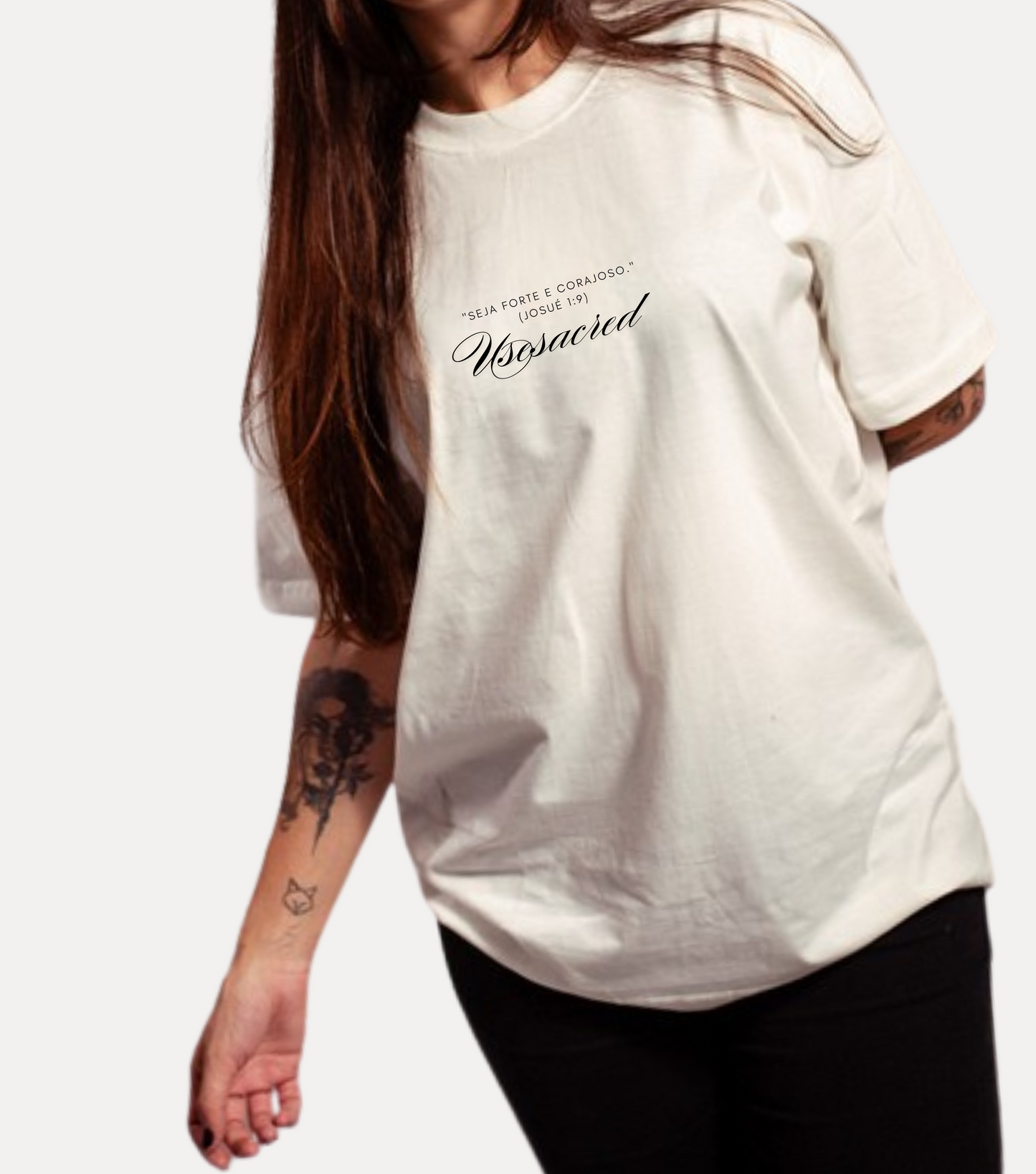 Camiseta Oversized Seja Forte Premiun
