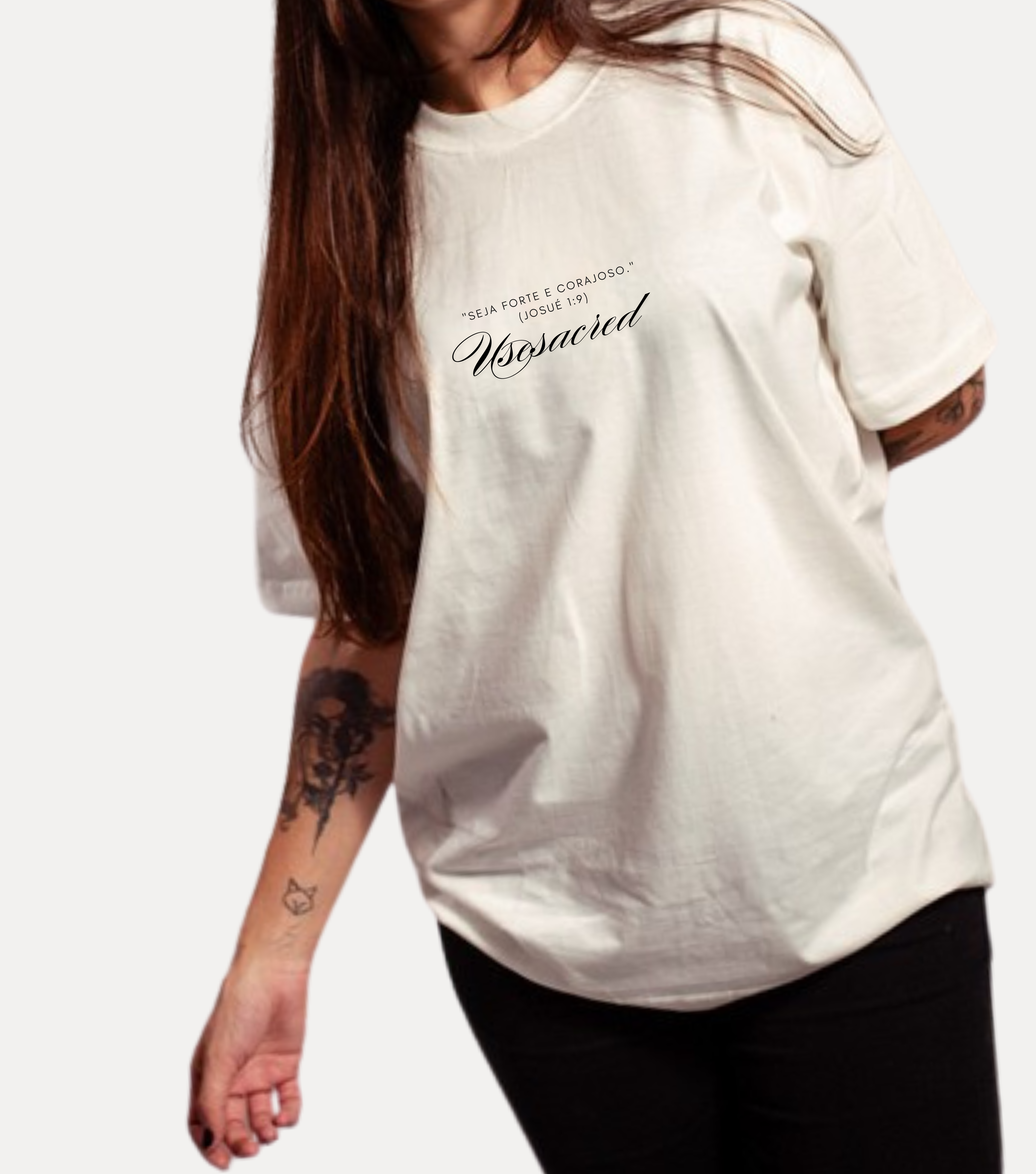 Camiseta Oversized Seja Forte Premiun