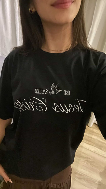 Camiseta Oversized Jesus Cristo