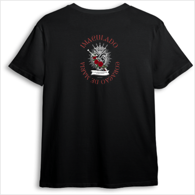 Camiseta Imaculado Coração de Maria Unissex