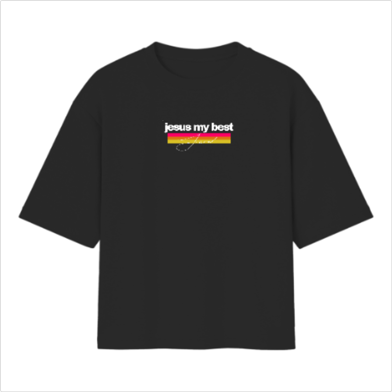 Camiseta Oversized Jesus my best