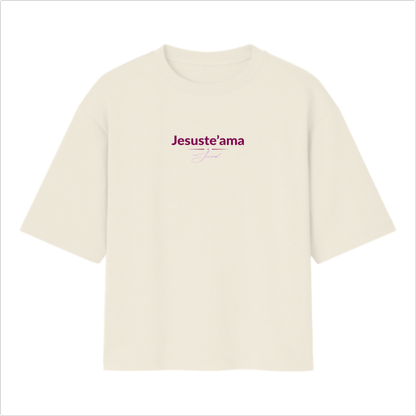 Camiseta Oversized Jesust'ama