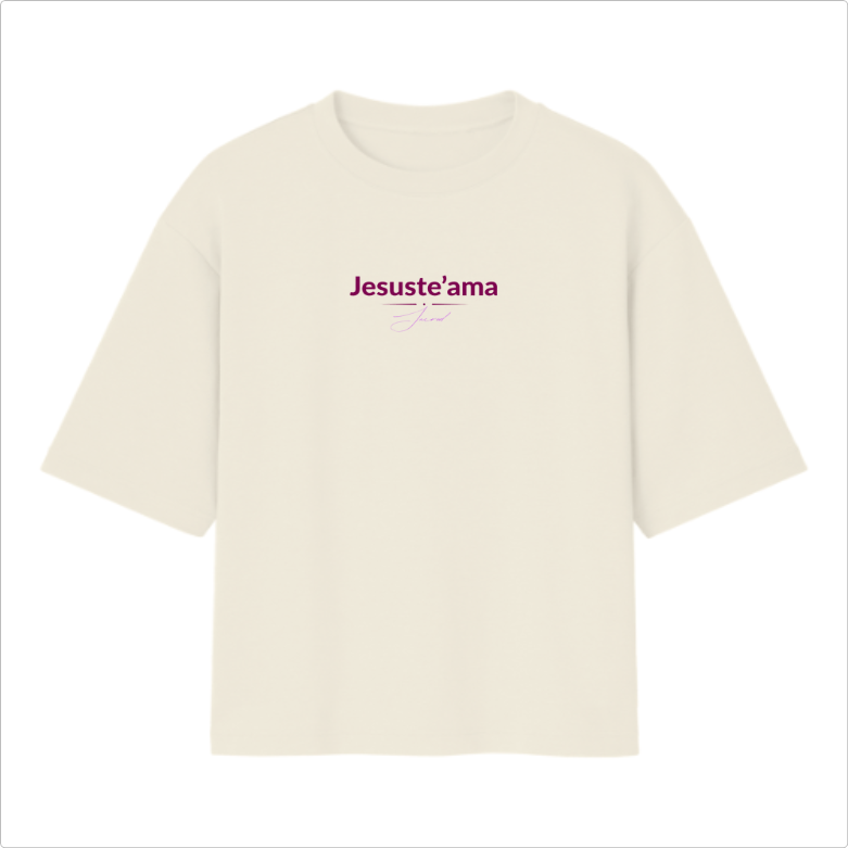 Camiseta Oversized Jesust'ama