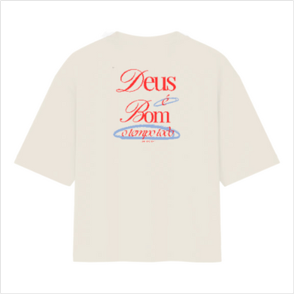 Camiseta Oversized Deus é bom