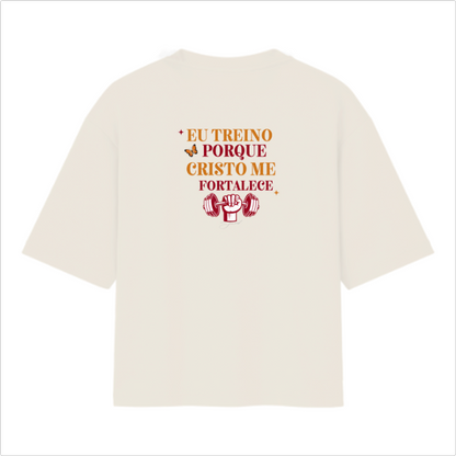 Camiseta Oversized Eu treino
