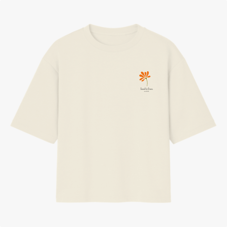 Camiseta Oversized Cristã Feminina  – Algodão Premium