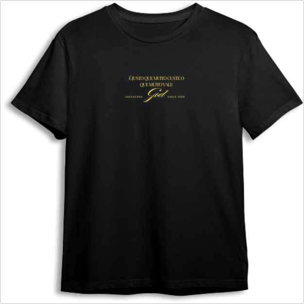 Camiseta è Justo que muito Custe Unissex
