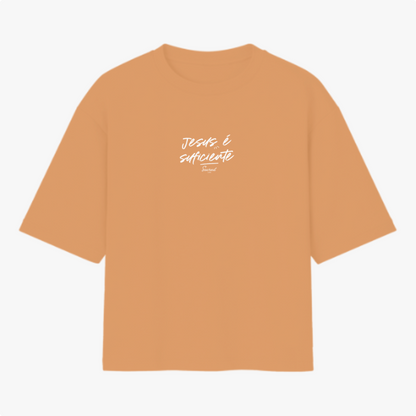 Camiseta Oversized Cristã Feminina – Algodão Premium