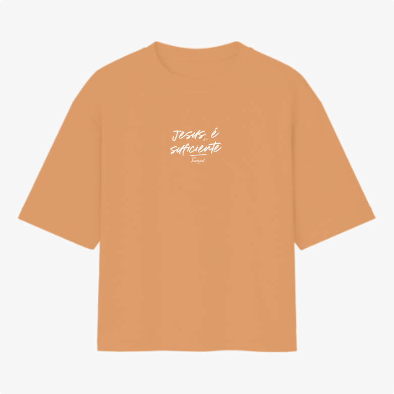 Camiseta Oversized Cristã Feminina – Algodão Premium