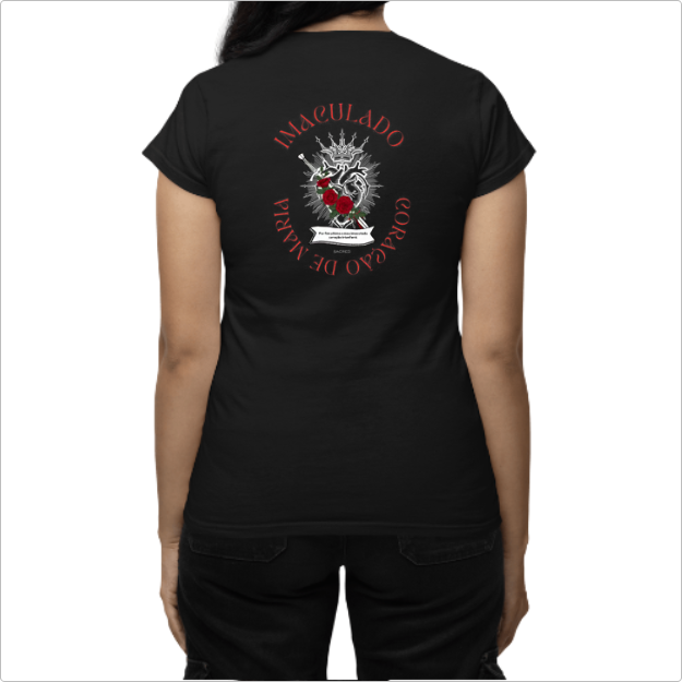 Camiseta Babylook Imaculado Coração